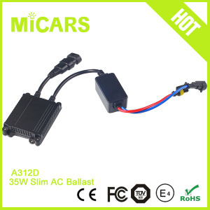 Stable and Durable AC DC Real 35W Ourput Slim HID Ballast